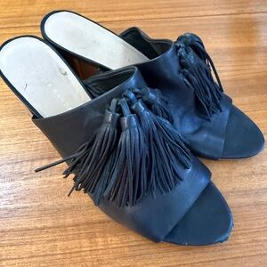Loeffler Randall Fringe Leather sandals
